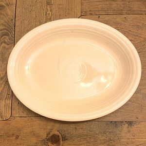FIESTA WARE VTG Original “IVORY” 12.5” Oval Plate 1936-1950’s